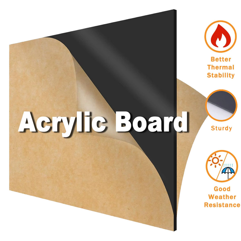 Industrial Laser Engraver - Acrylic Sheet Sheet Black Plexiglass for